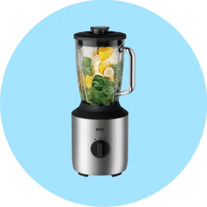 Braun Blender Powerblend 3 Glass Jug Blender 1.5 ltr, 800 Watts, JB 3273