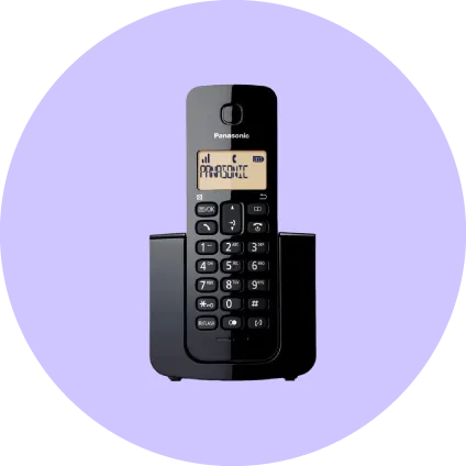 Panasonic Cordless Phone Ueb Black Kx-tgb110