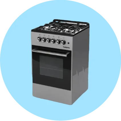 Telionix 50X50 Cooking Range 4 Burner_TCR5602