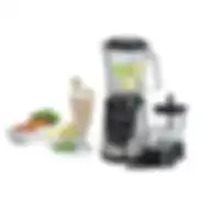Black+Decker Blender And Smoothie Maker With Glass Jar, Mincer And Grinder/Chopper 600W BX600G-B5 Silver/Black